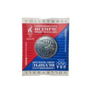 Volleyball 1996 USA Olympic Sport Medallion Atlanta Sealed Coin Vintage